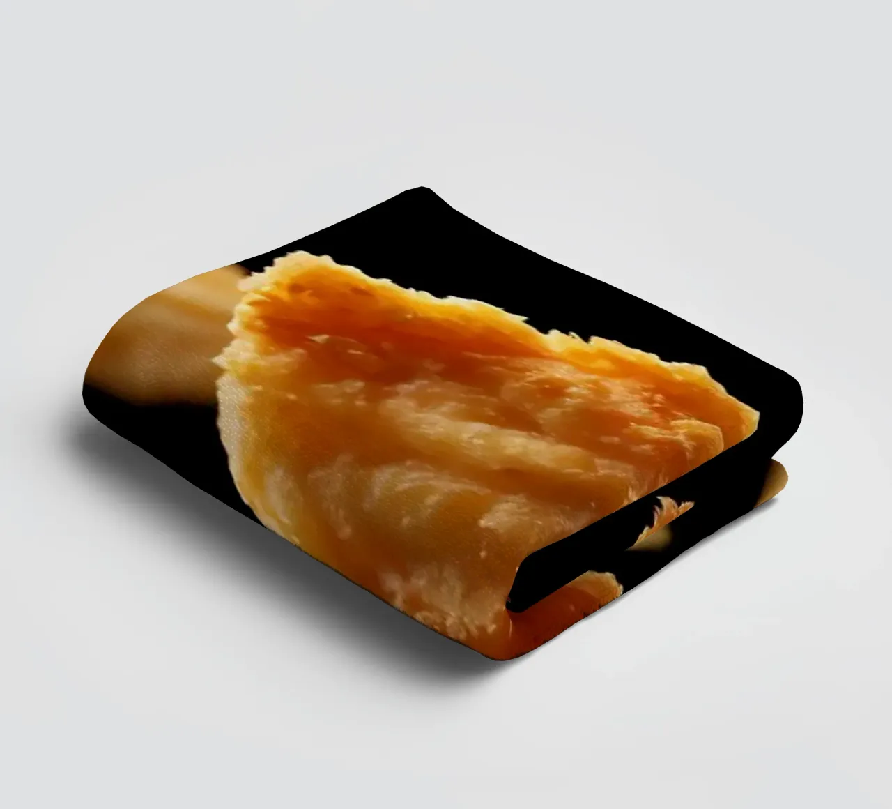 Nuggets in mid-air create a dynamic culinary display towel by DesignDoodle