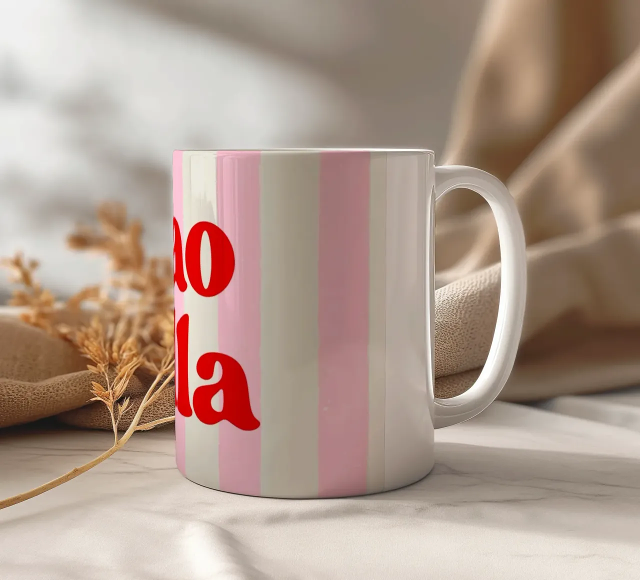 Ciao Bella tazza in ceramica da Dreamer10