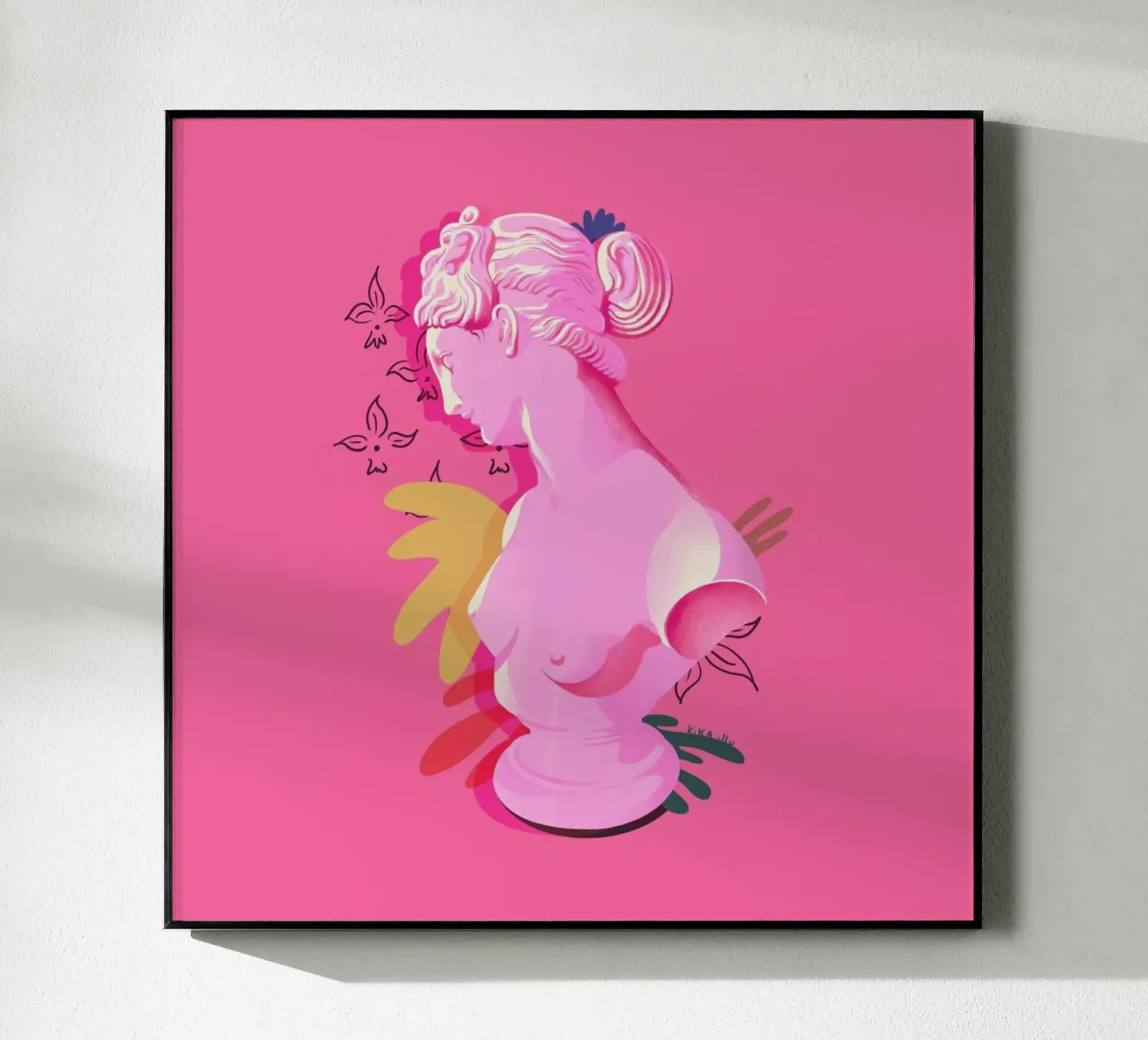 Pink Venus plexiglass da Kika illu