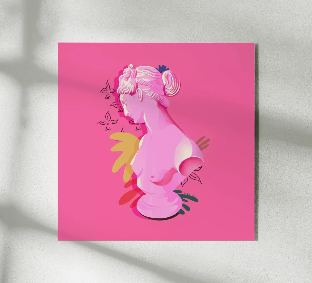 Pink Venus plexiglass da Kika illu