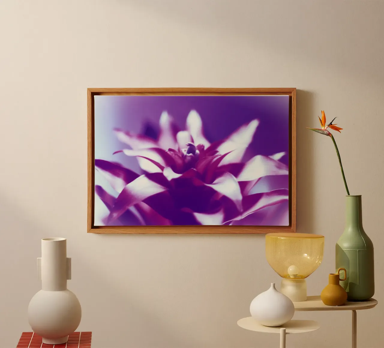 Lady Violett tela con Cornice a cassetta da Alexandra Joseph Fotomomente