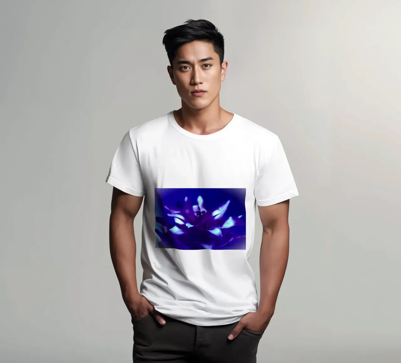 Luce nera per bromeliacee t-shirt da Alexandra Joseph Fotomomente