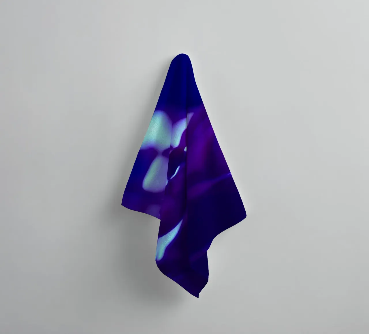 Luce nera per bromeliacee asciugamano da bagno da Alexandra Joseph Fotomomente