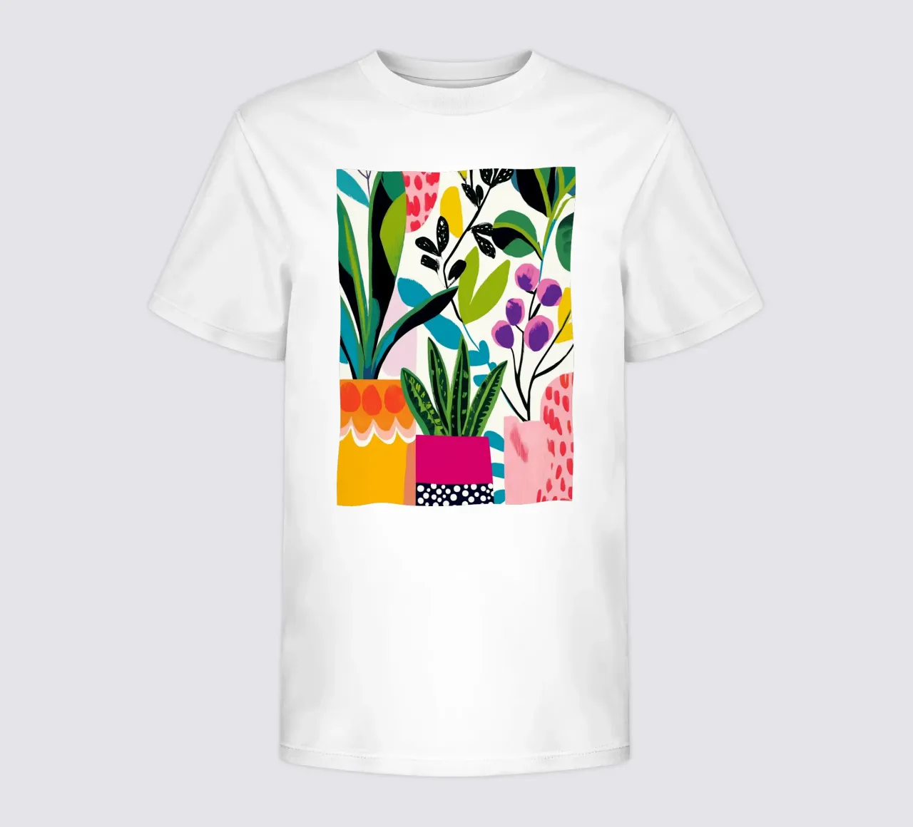 Fleurs en pot t-shirt enfant de Justyna Jaszke JBJart