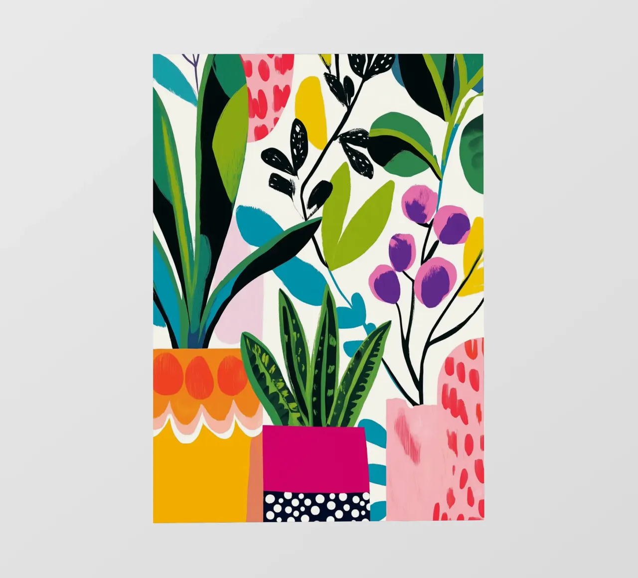 Fiori in vaso telo in pvc da Justyna Jaszke JBJart