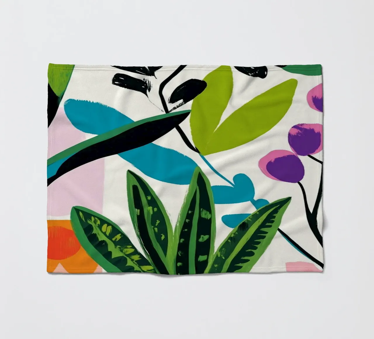 Fiori in vaso coperta in pile da Justyna Jaszke JBJart