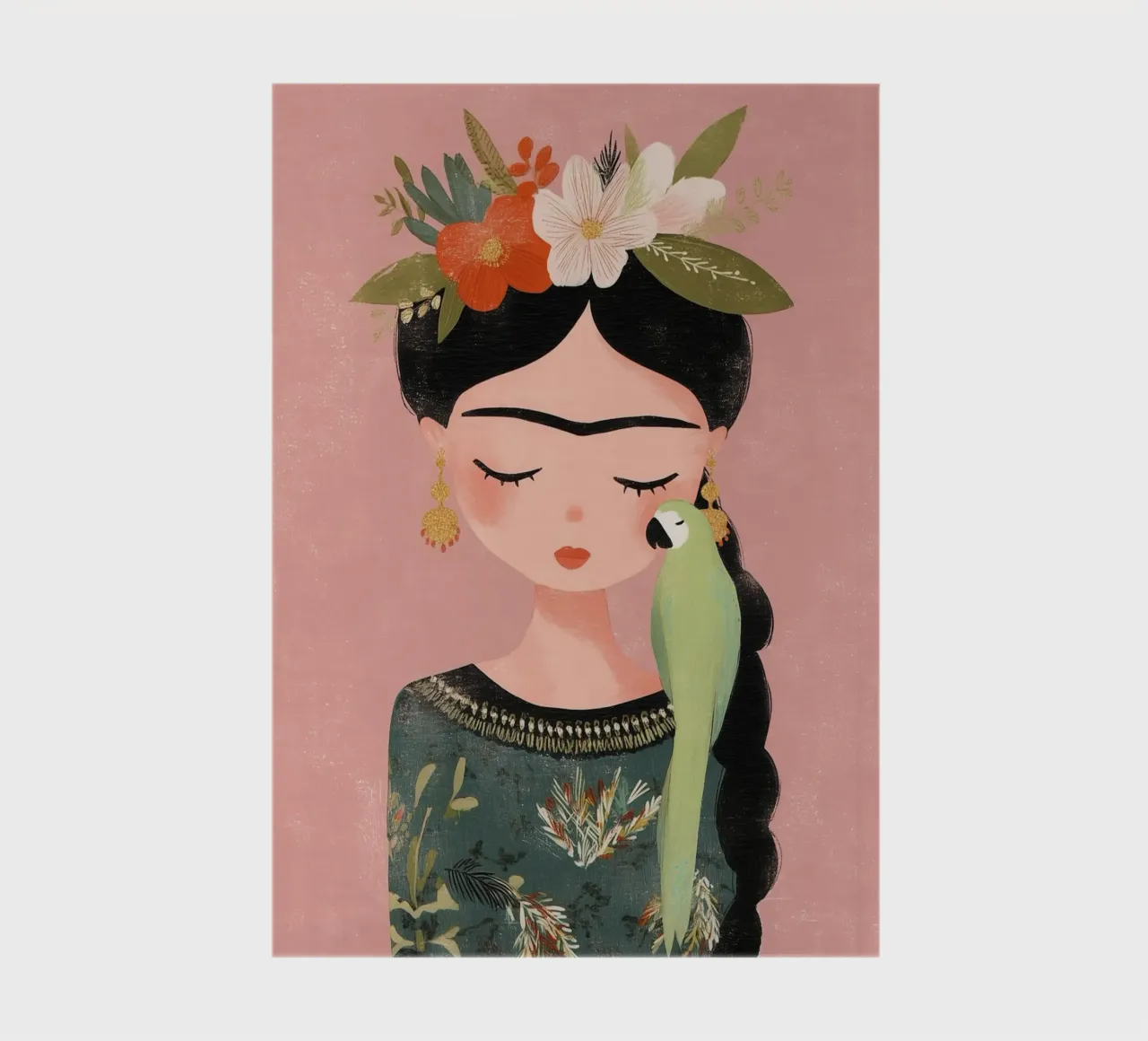 L'amore dei pappagalli con Frida diario da Carinaprint