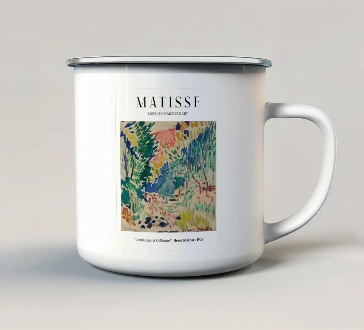 Galery Henri matisse Museum Of Modern Art enamel mug by MinaHome