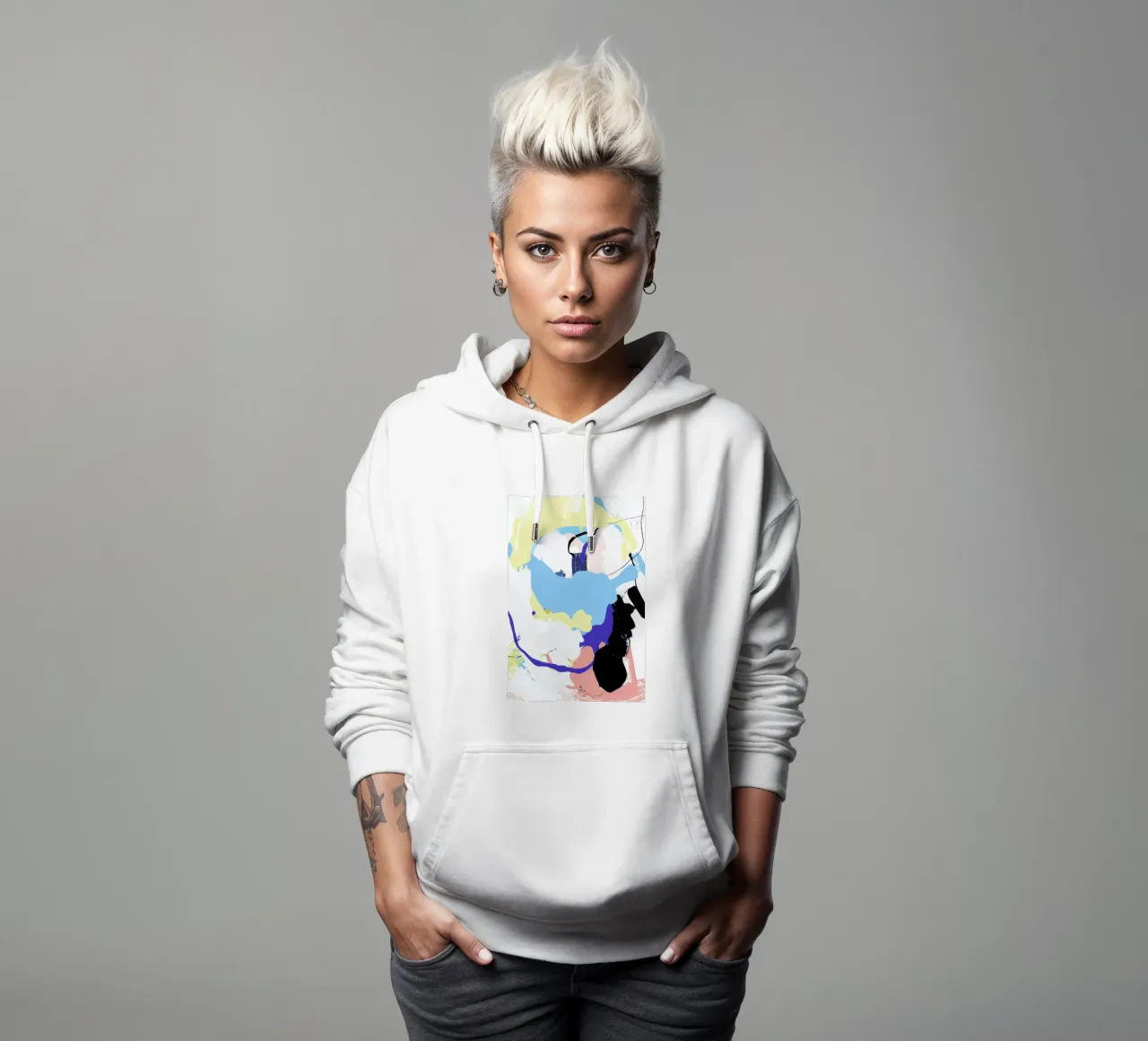 Messages felpa con cappuccio da Jilli Darling Art