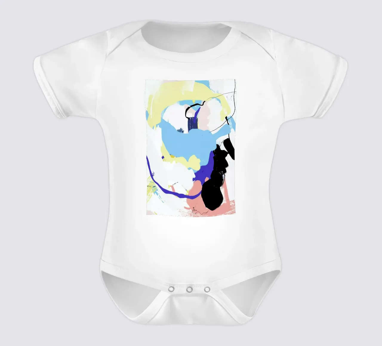 Messages body neonato maniche corte da Jilli Darling Art