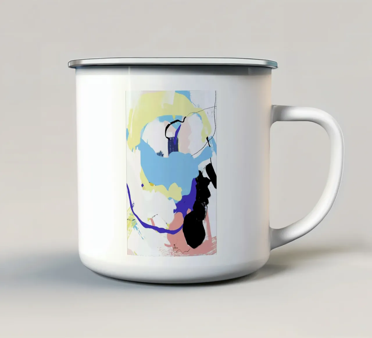 Messages tazza in smalto da Jilli Darling Art