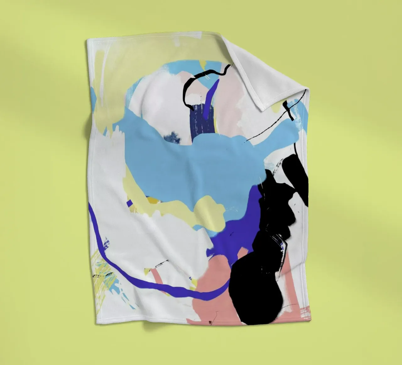 Messages coperta in pile da Jilli Darling Art