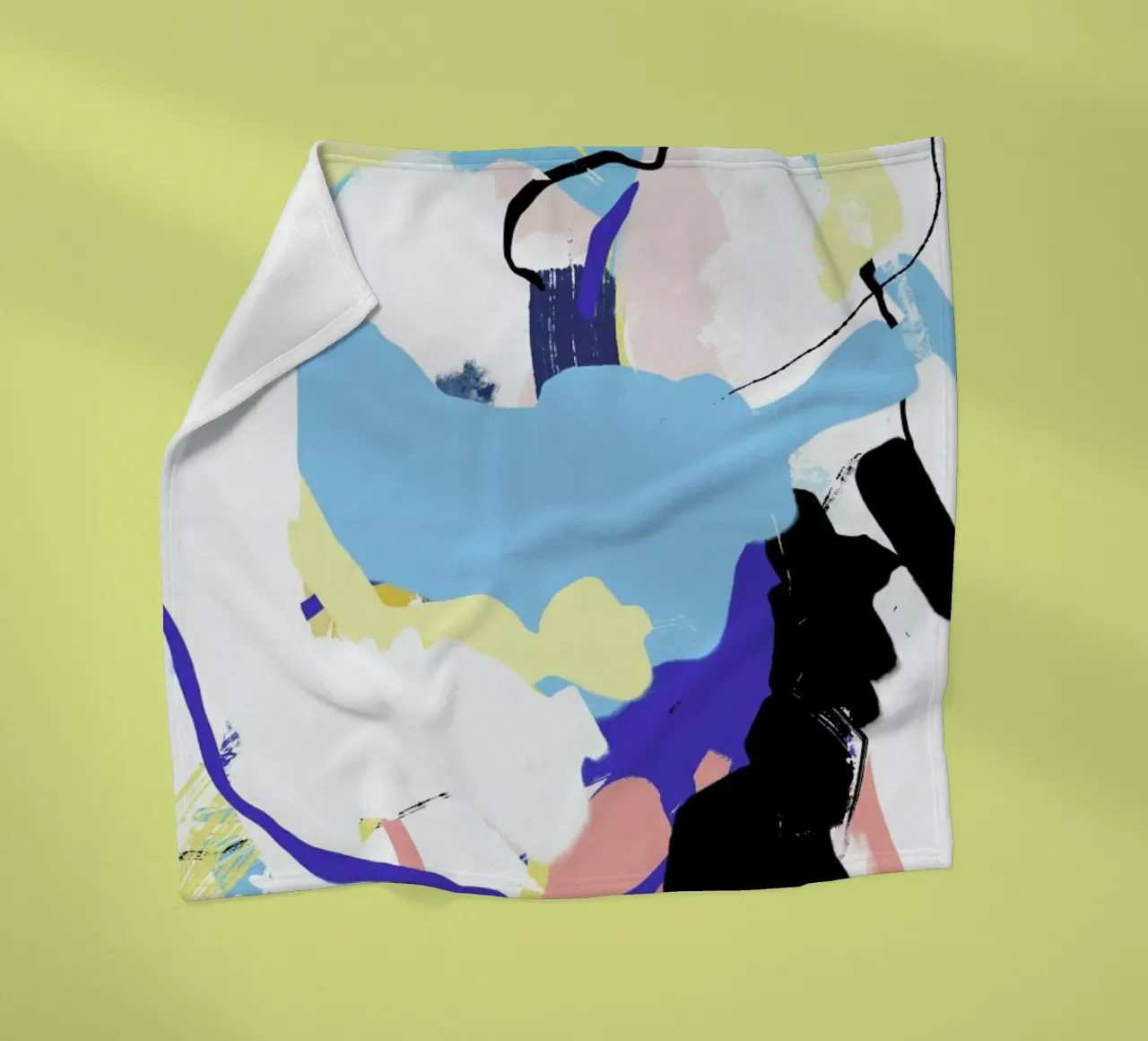 Messages coperta in pile da Jilli Darling Art