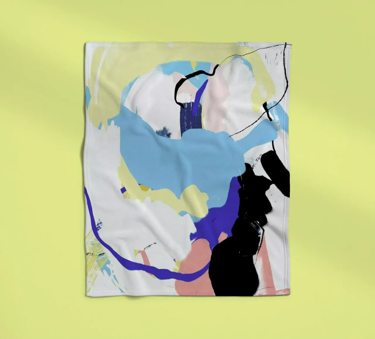 Messages coperta in pile da Jilli Darling Art
