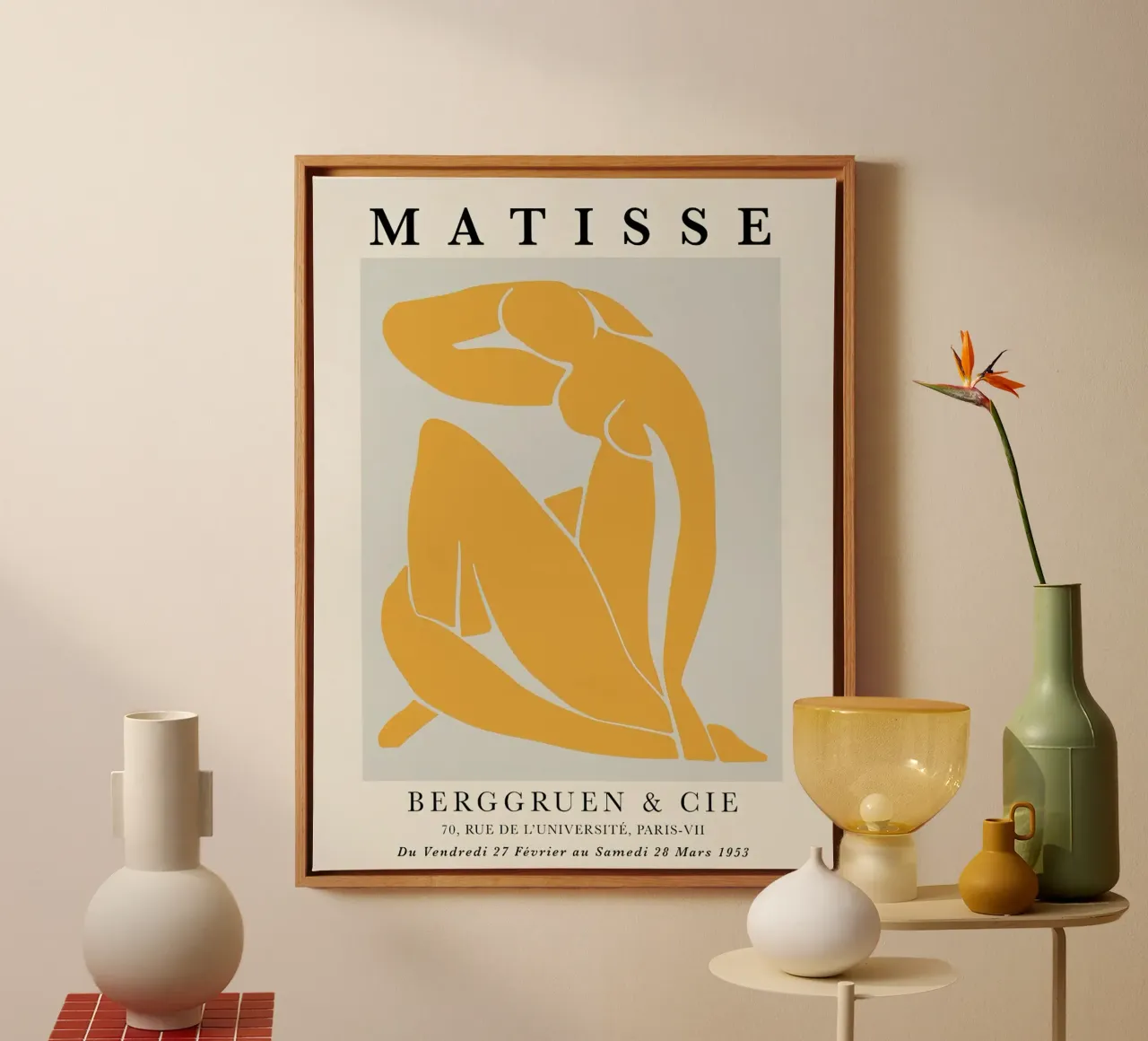 Henri Matisse Blue Nude Figure canvas by MinaHome