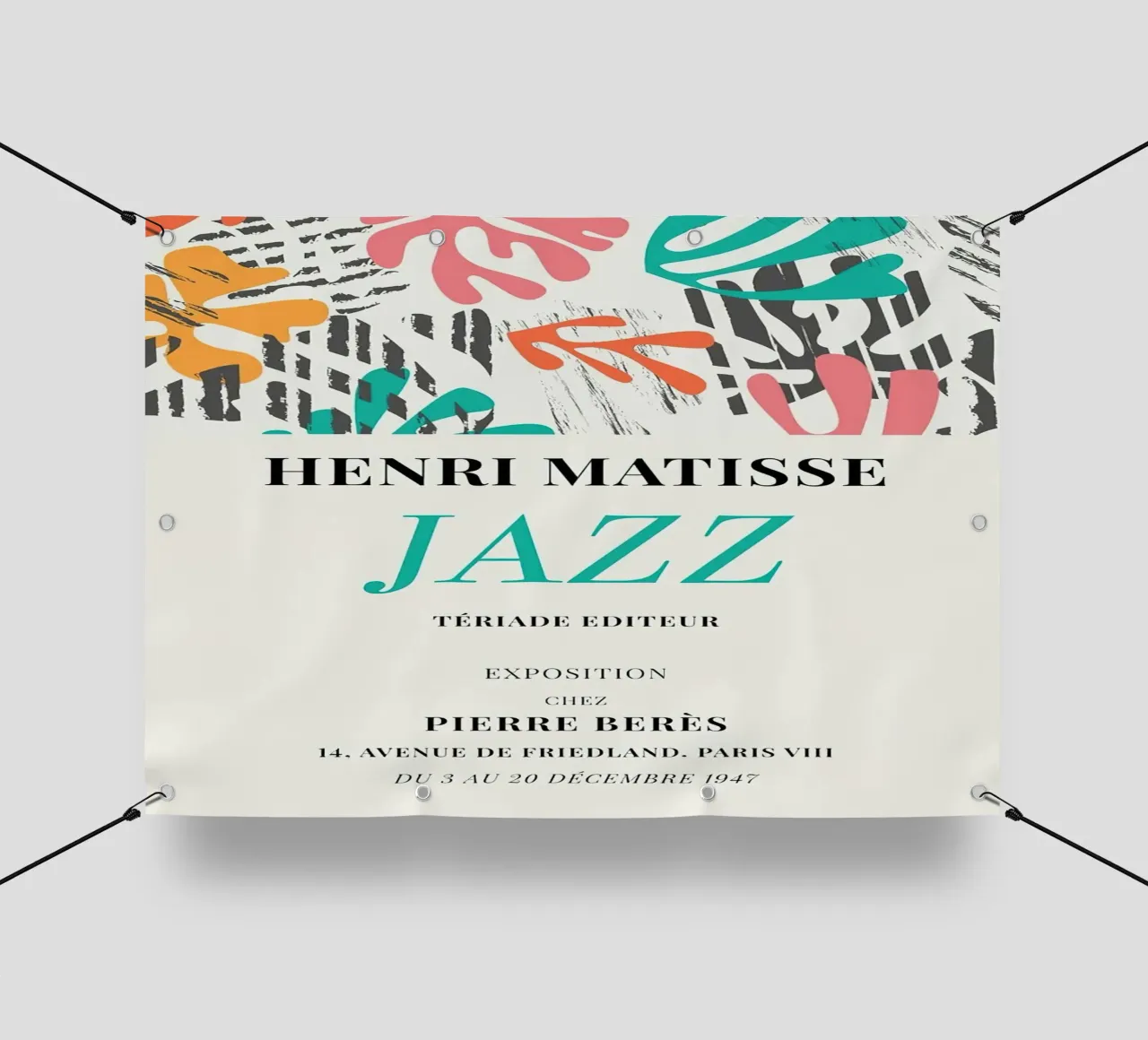 Henri Matisse Jazz Pierre Berres telo in pvc da MinaHome