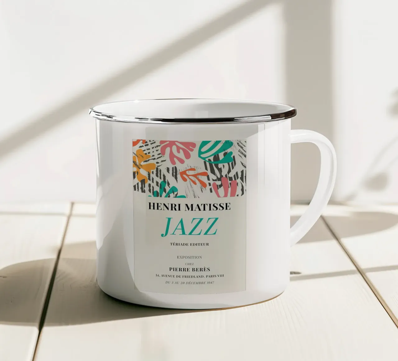 Henri Matisse Jazz Pierre Berres tazza in smalto da MinaHome