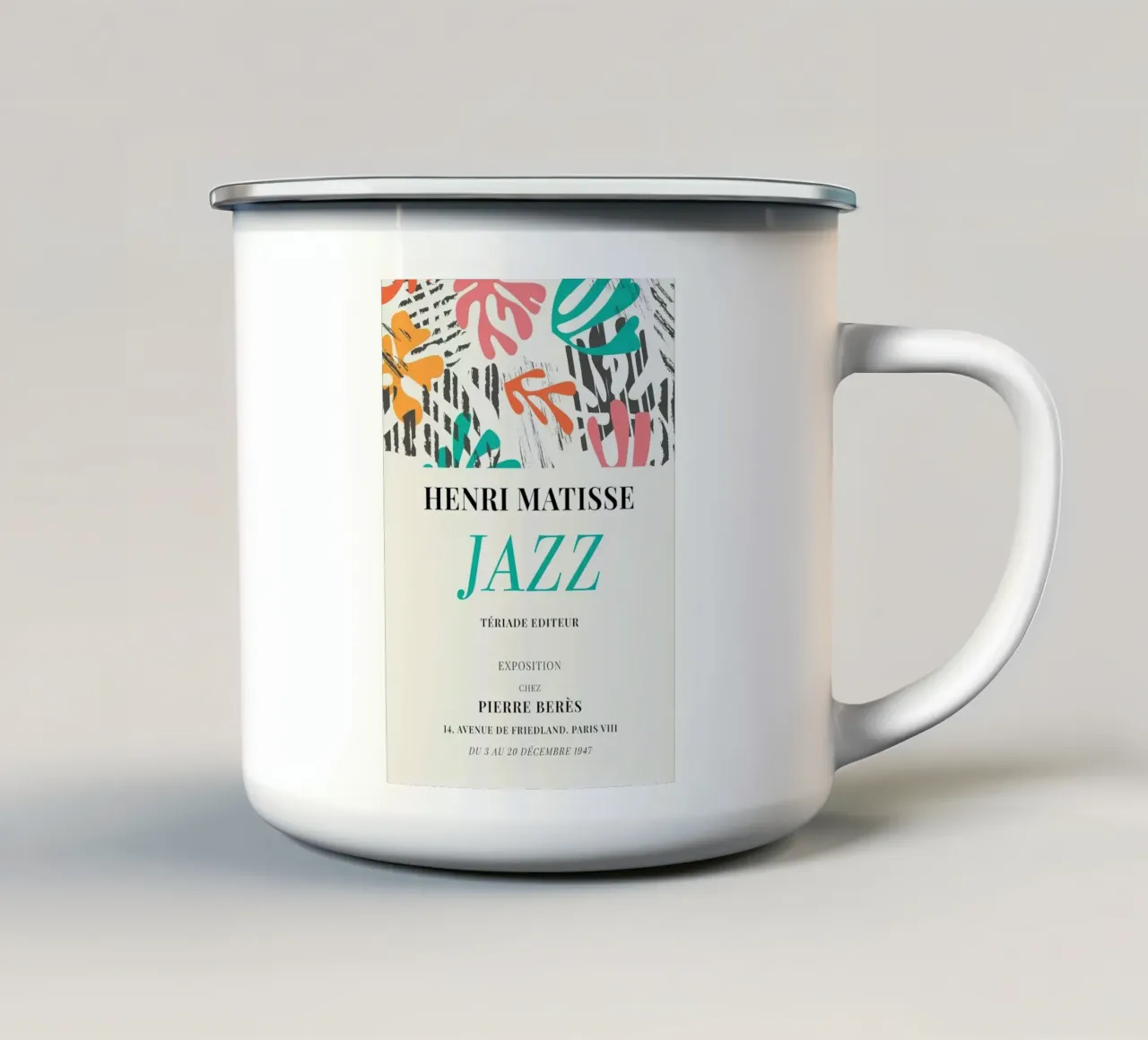 Henri Matisse Jazz Pierre Berres tazza in smalto da MinaHome