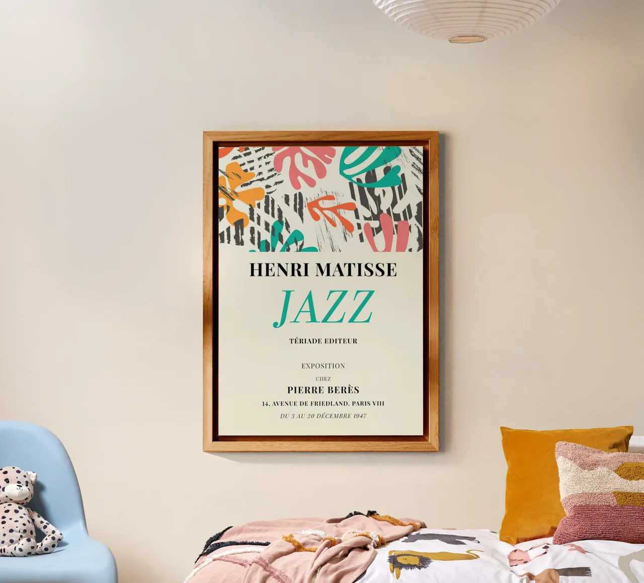 Henri Matisse Jazz Pierre Berres alluminio dibond da MinaHome