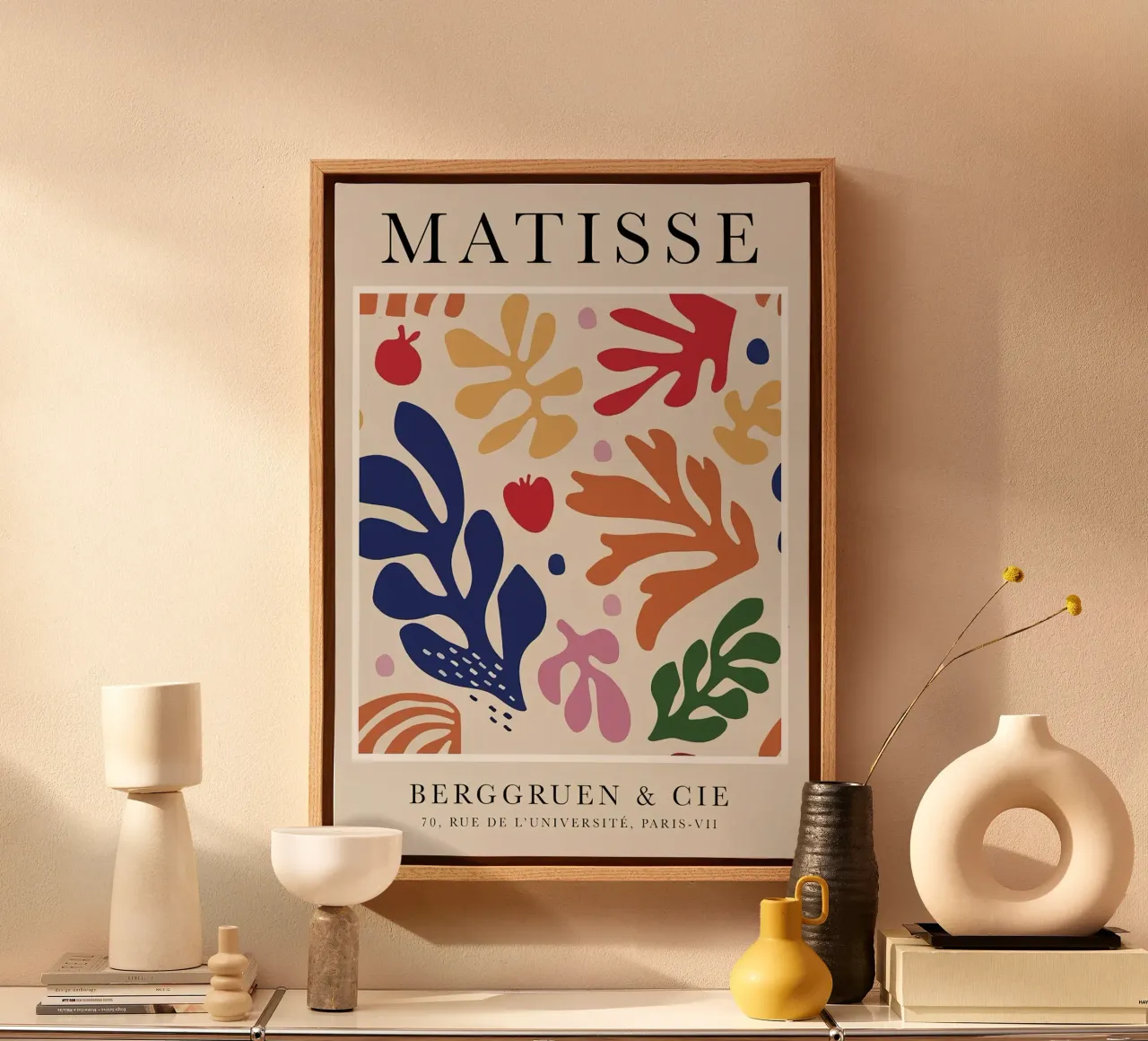 Henri Matisse Arte moderna tela con Cornice a cassetta da MinaHome