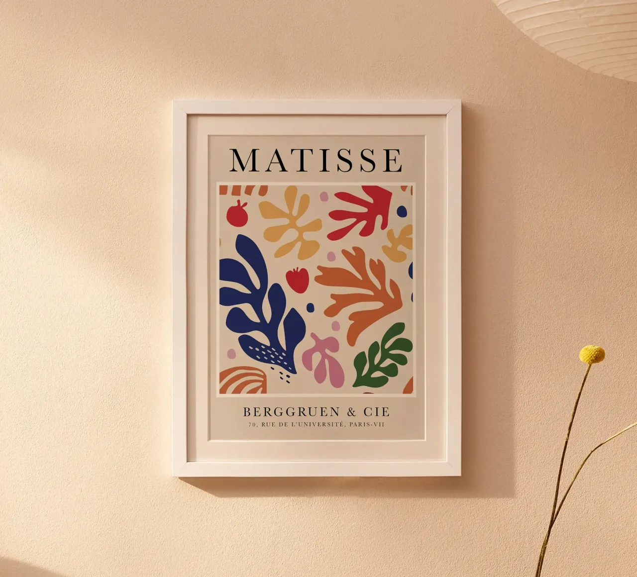 Henri Matisse Arte moderna poster con telaio in alluminio da MinaHome
