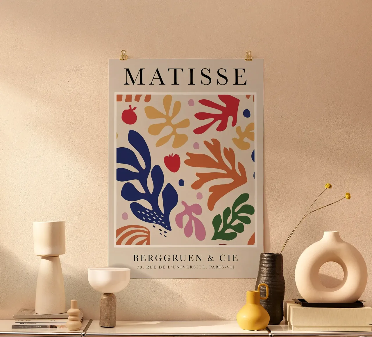Henri Matisse Arte moderna poster con telaio in alluminio da MinaHome