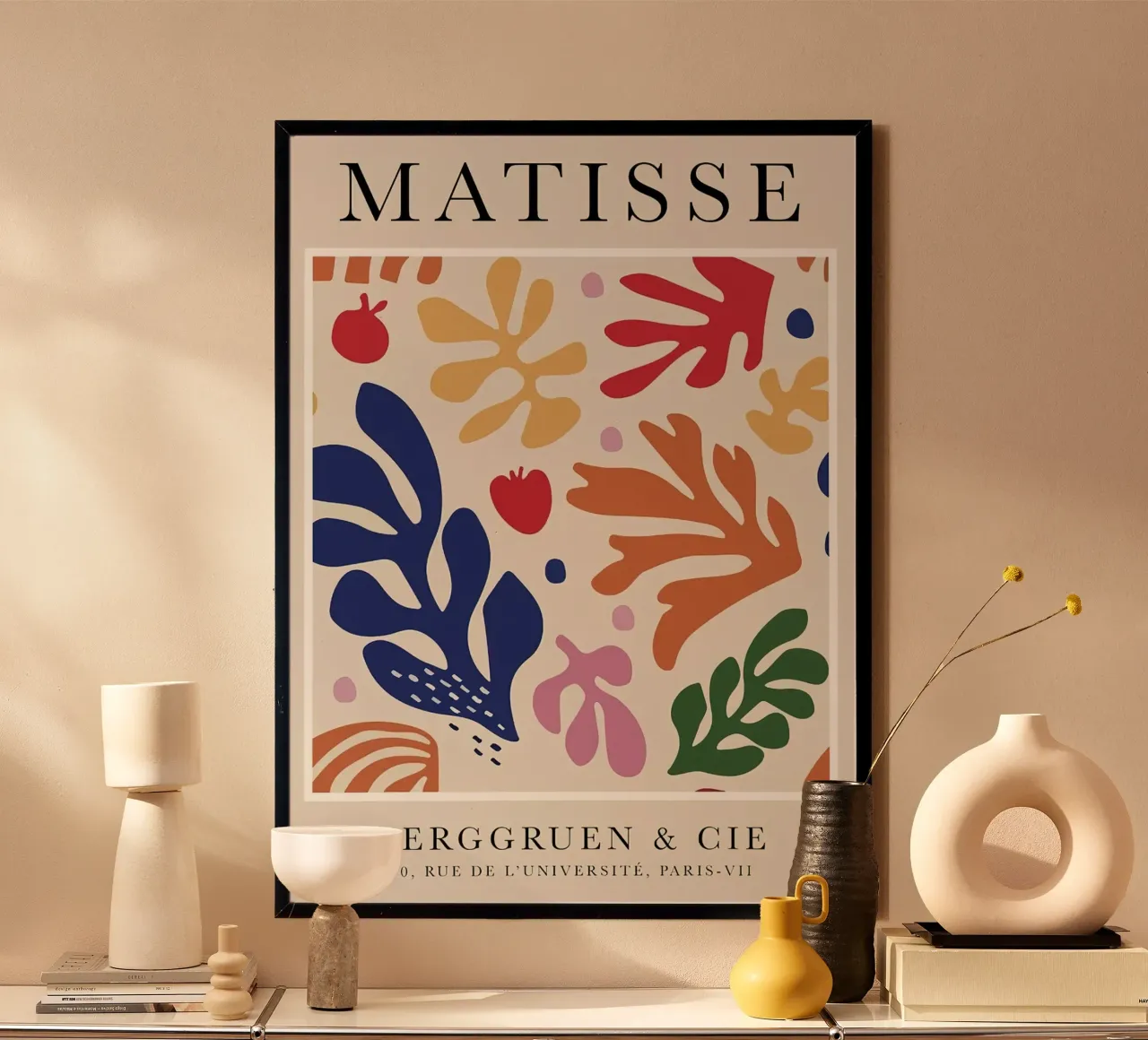 Henri Matisse Arte moderna poster con telaio in alluminio da MinaHome
