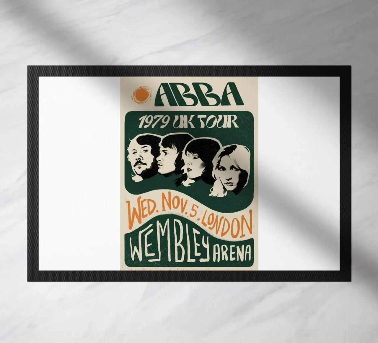 1979 tour nel Regno Unito Abba Flayer zerbino da HUMMERSONIC
