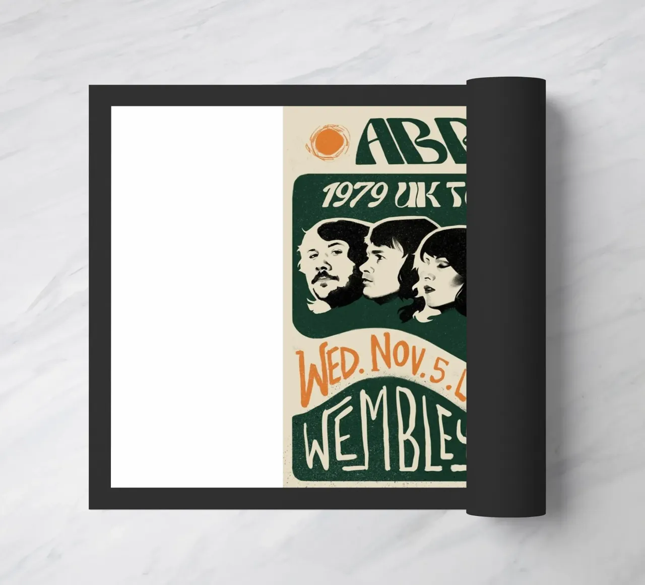 1979 tour nel Regno Unito Abba Flayer zerbino da HUMMERSONIC