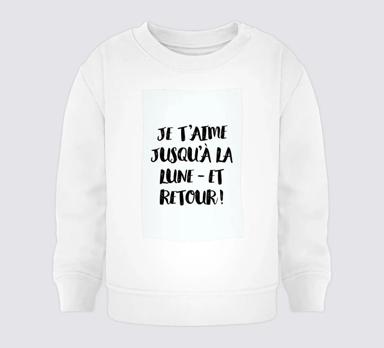 Jusqu'à la lune felpa neonato da typed