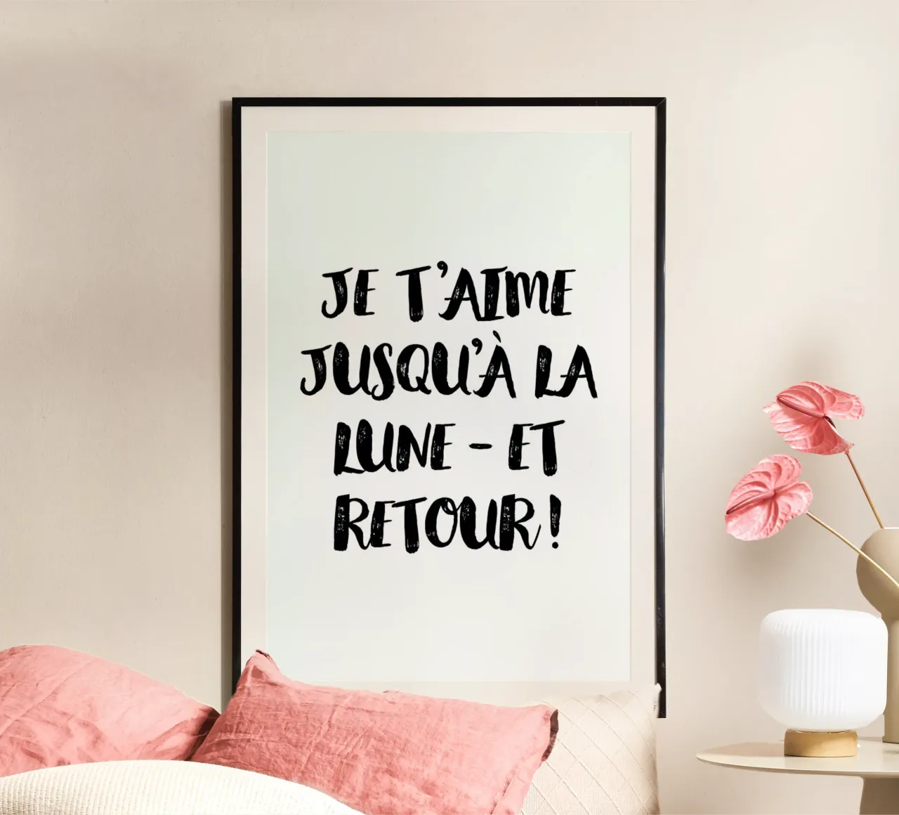 Jusqu'à la lune carta hahnemühle da typed