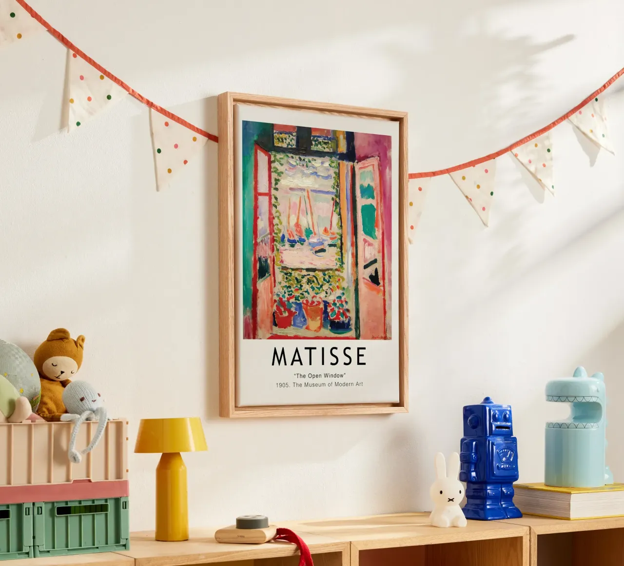 Henri Matisse The Open Window 1905 Vintage canvas with Floater frame by MinaHome