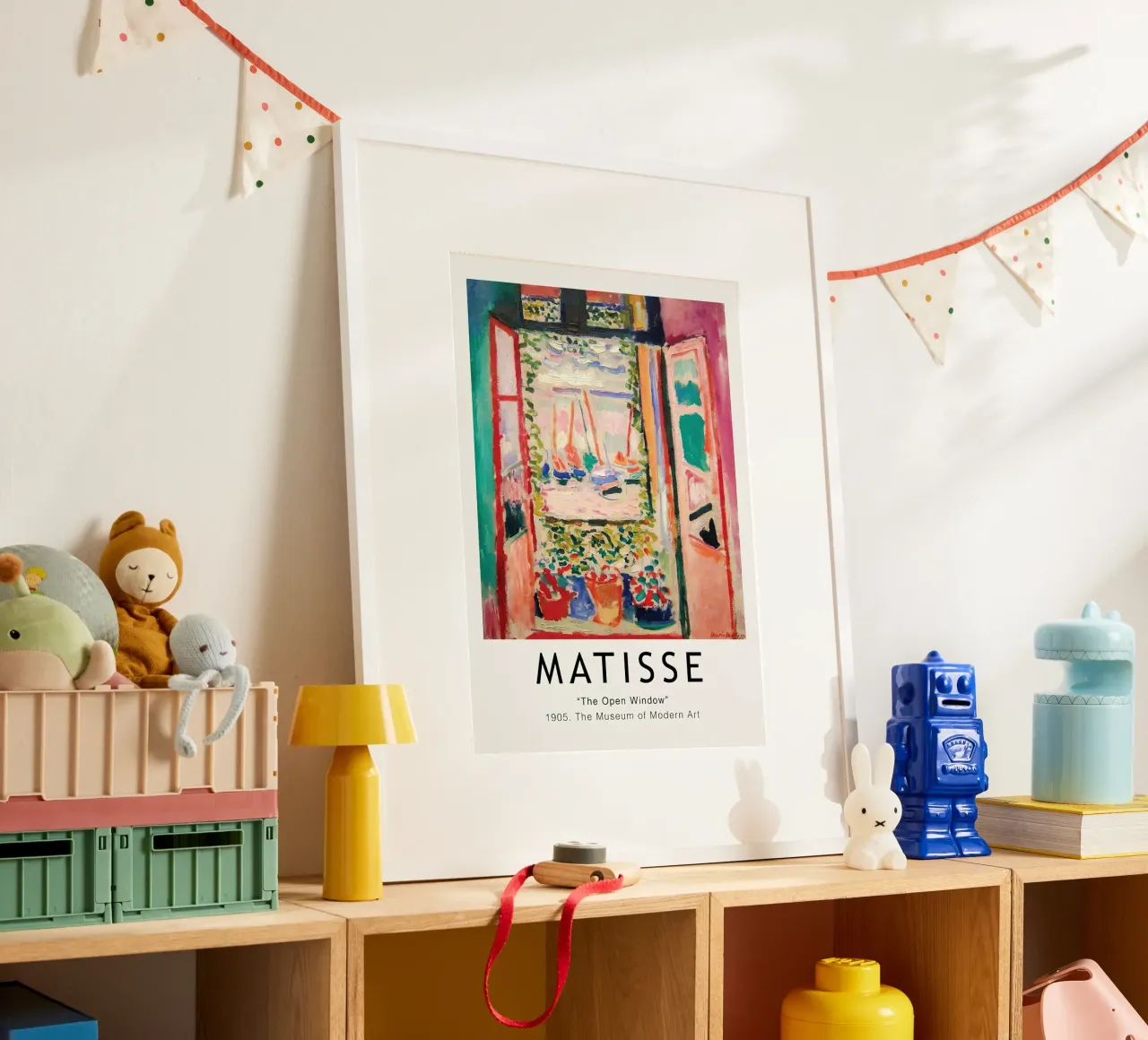 Henri Matisse La finestra aperta 1905 Vintage poster con telaio in alluminio da MinaHome