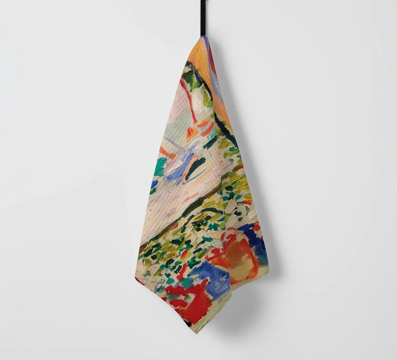 Henri Matisse The Open Window 1905 Vintage tea towel by MinaHome
