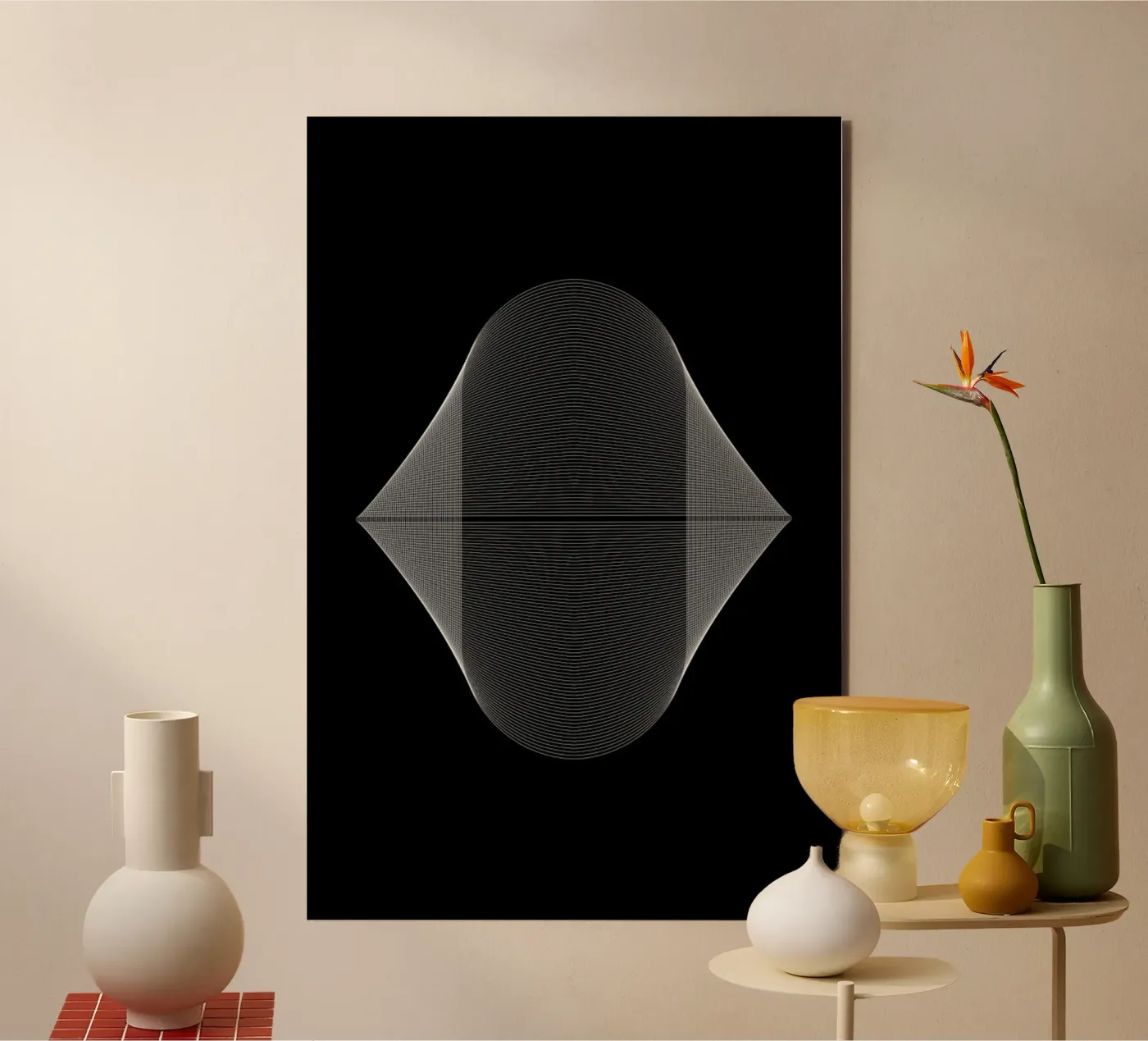 Oval 3 alluminio dibond da LeDieg