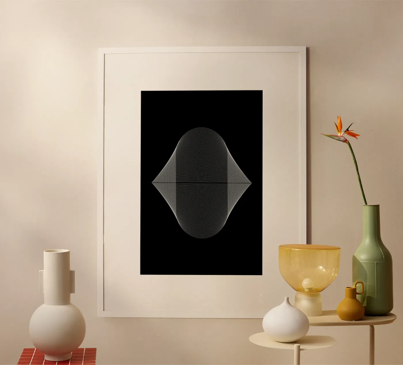 Oval 3 poster van LeDieg