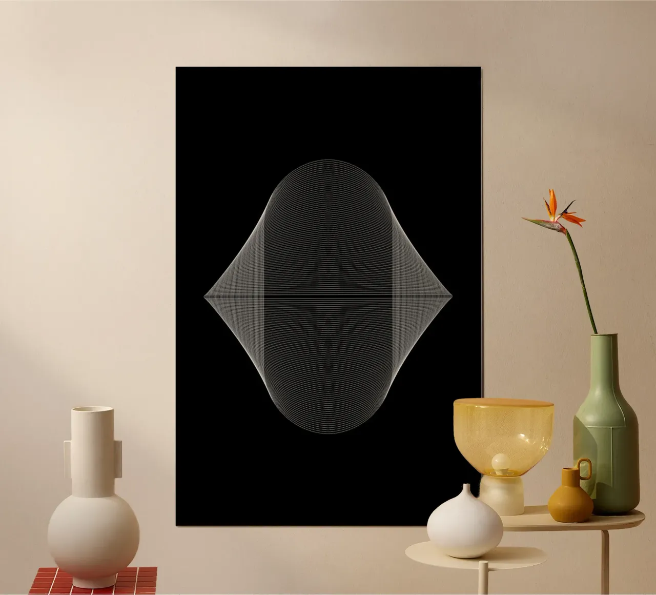 Oval 3 carta hahnemühle da LeDieg