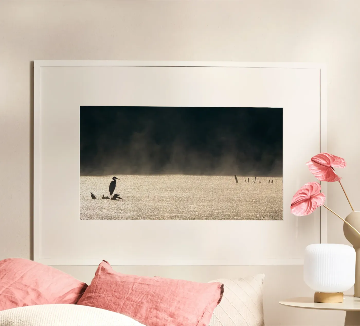 Grey Heron poster da anderm