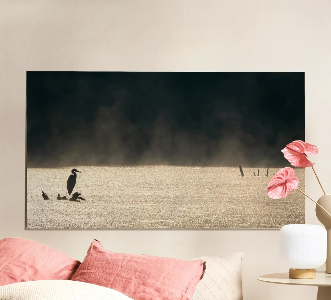 Grey Heron poster da anderm