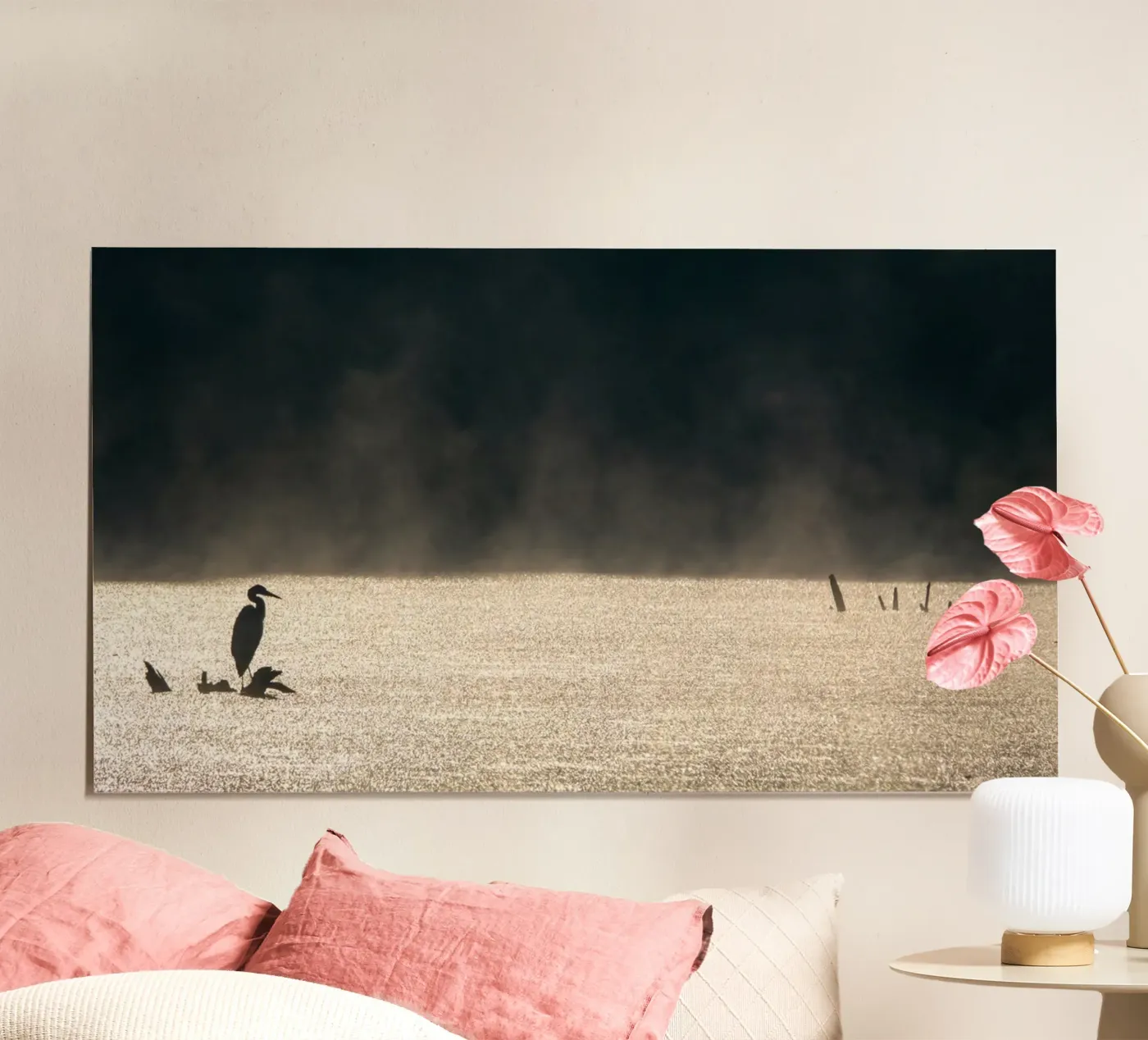 Grey Heron poster da anderm