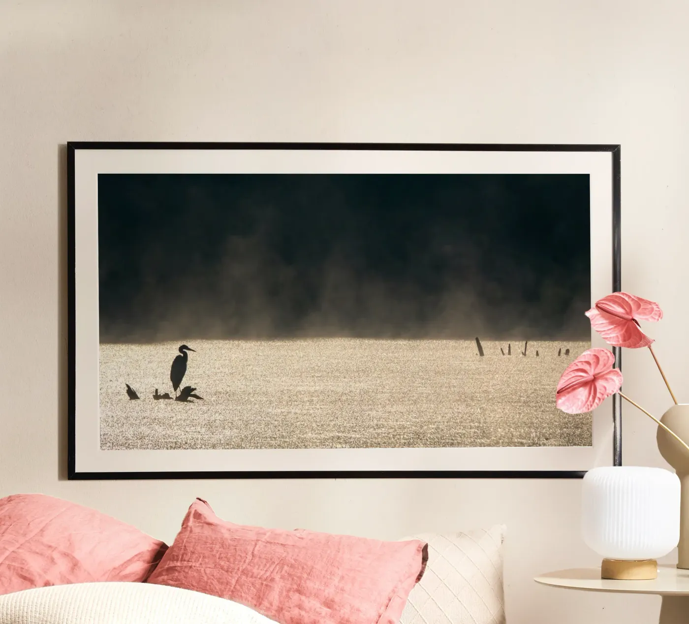 Grey Heron poster da anderm