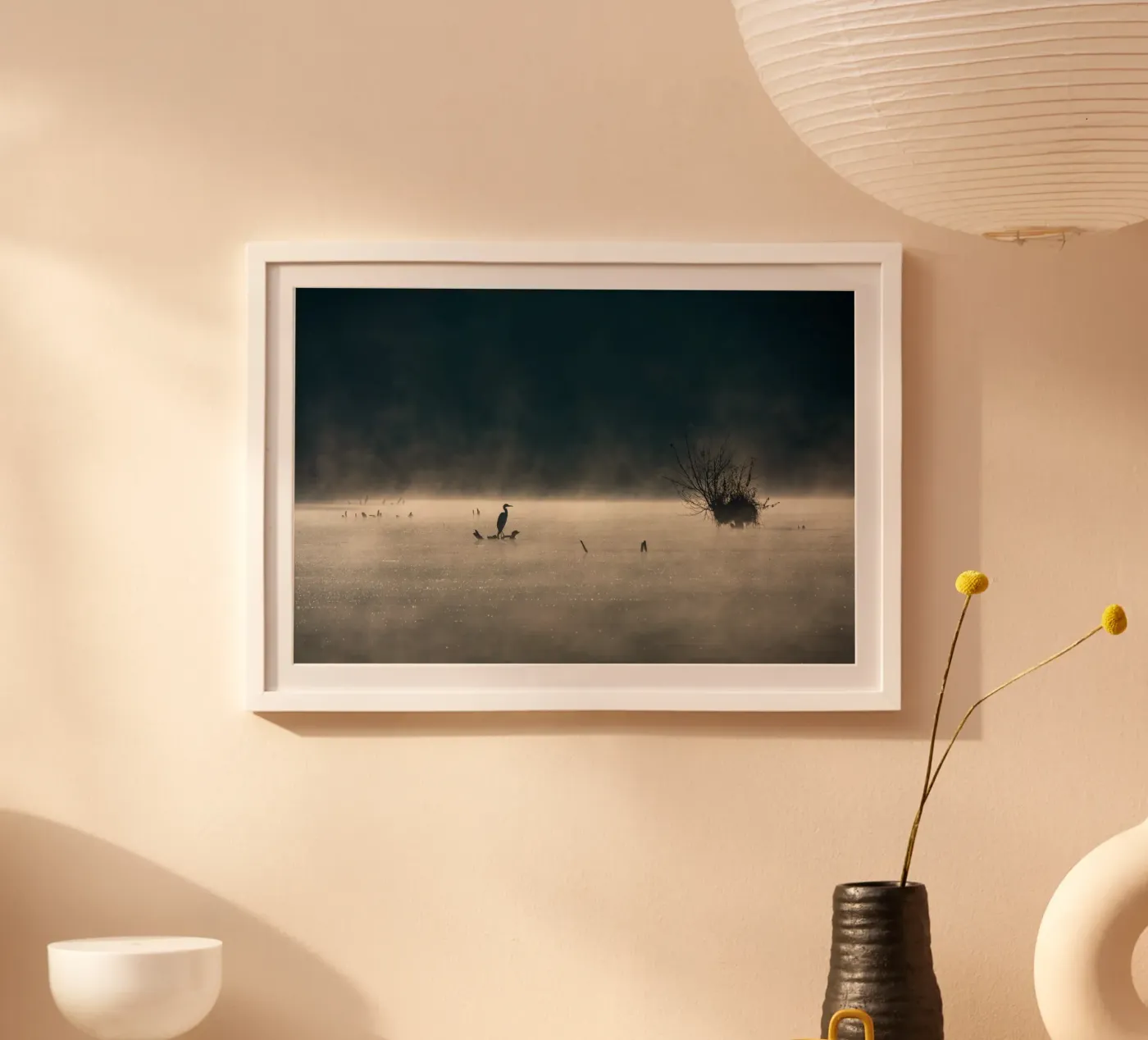 Grey Heron poster da anderm