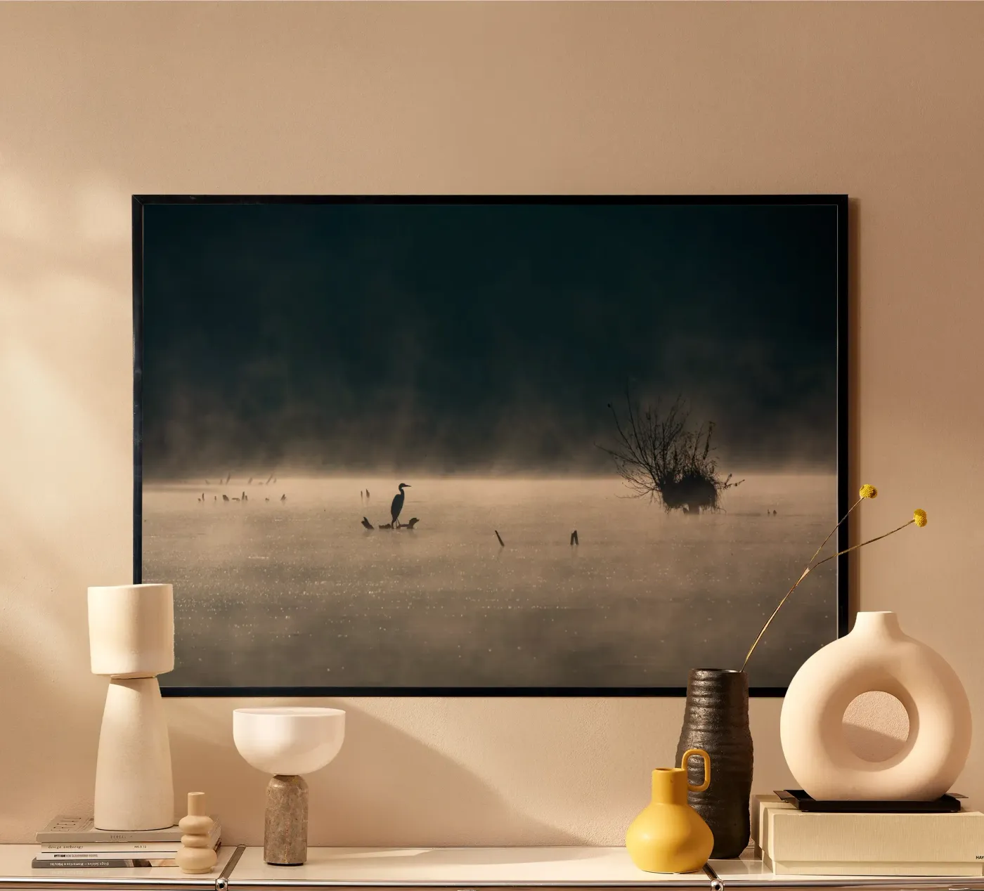 Grey Heron poster da anderm