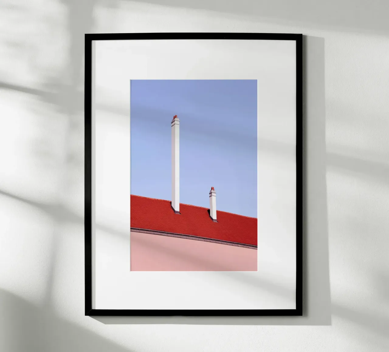 Trombone Roof poster con telaio in alluminio da Rupert Höller