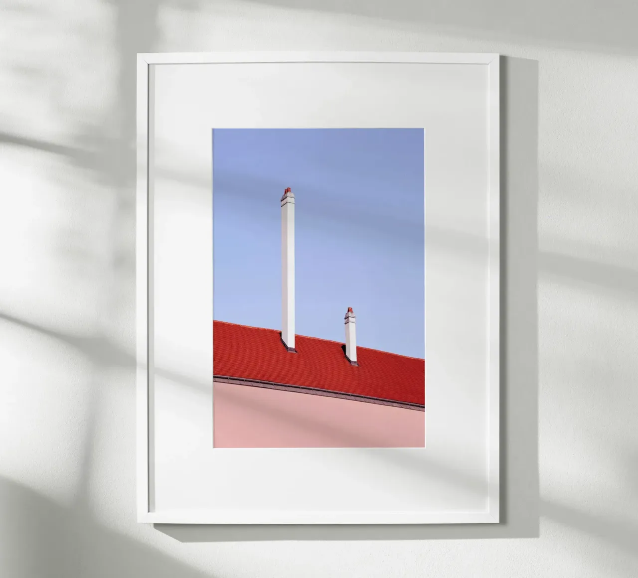Trombone Roof poster con telaio in alluminio da Rupert Höller