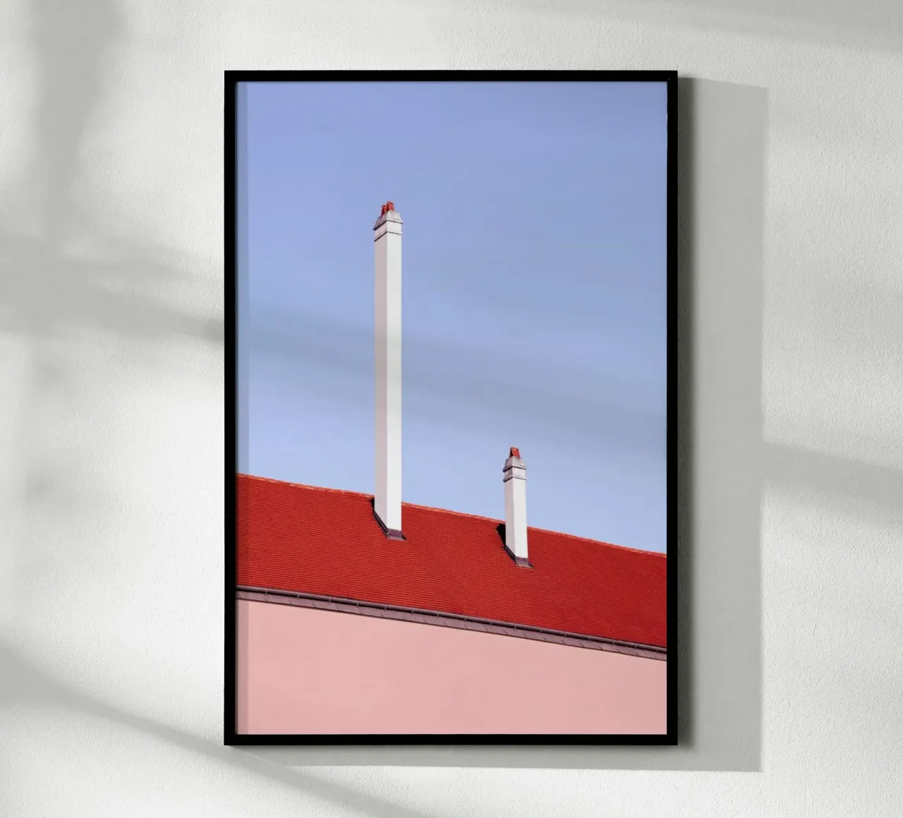 Trombone Roof poster con telaio in alluminio da Rupert Höller