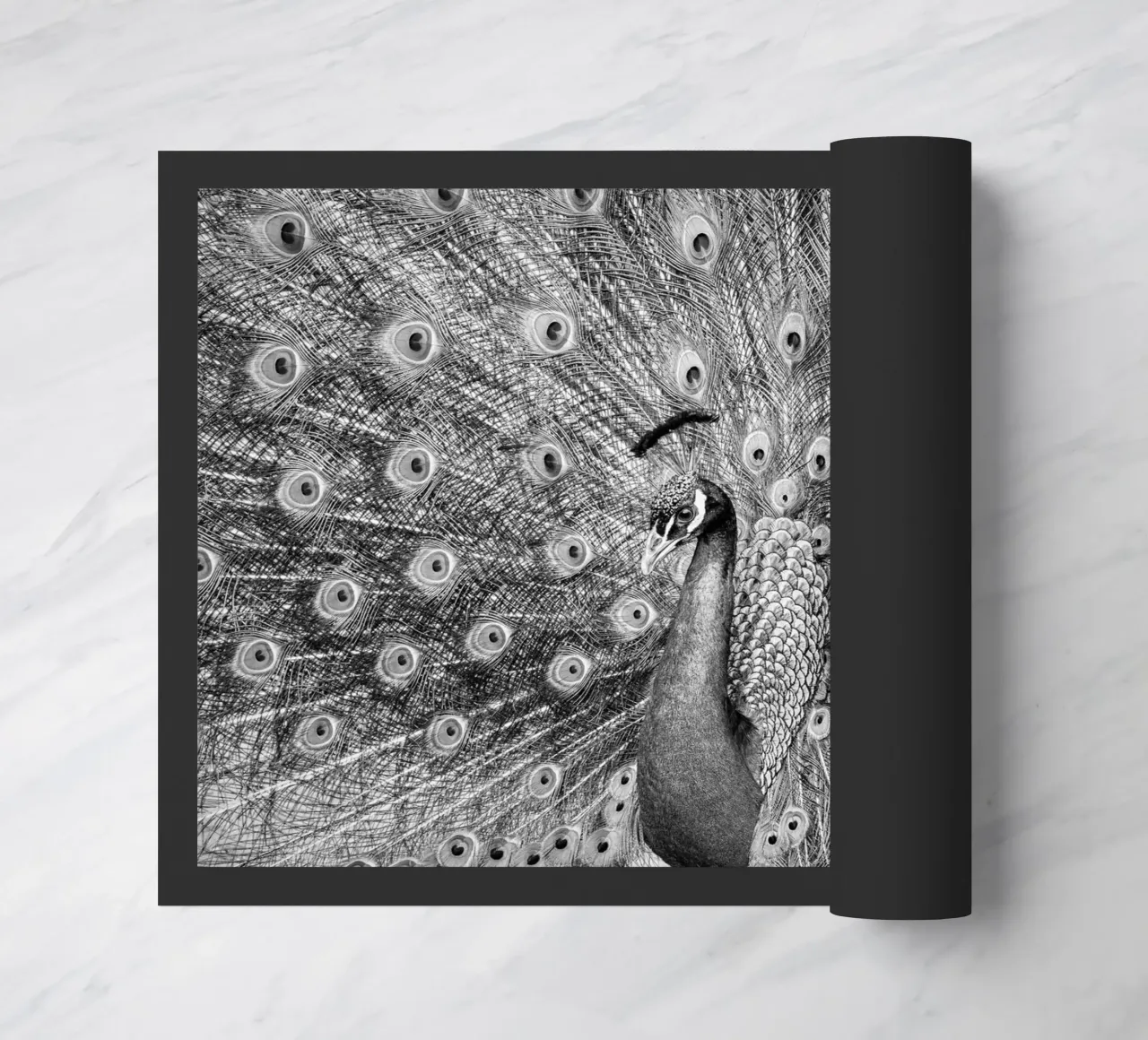 Peacock doormat by anderm