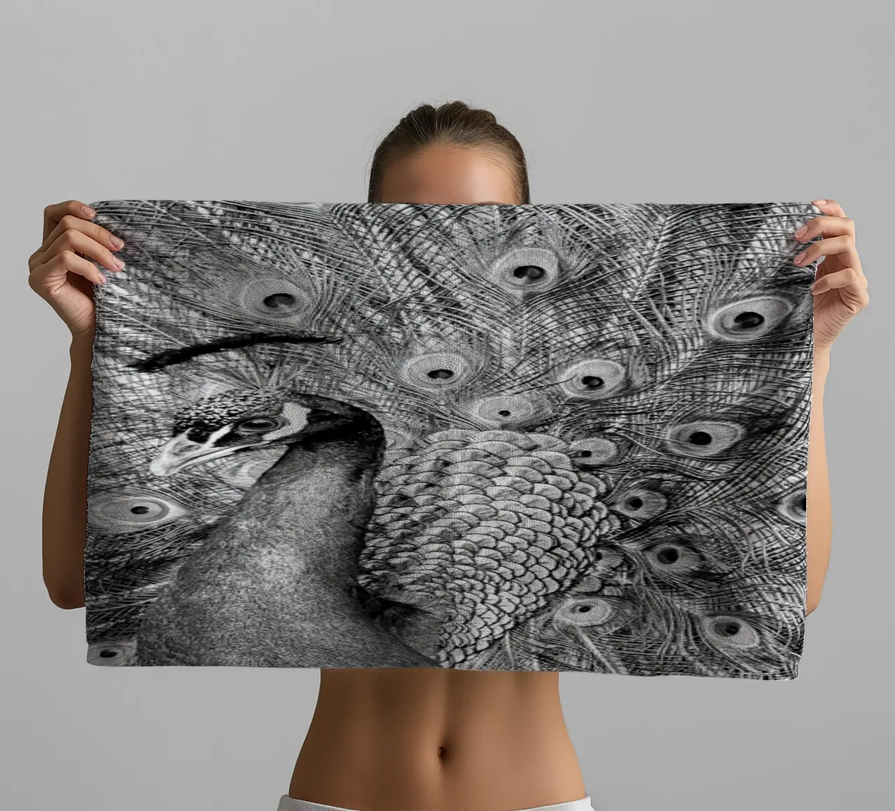 Peacock asciugamano da bagno da anderm