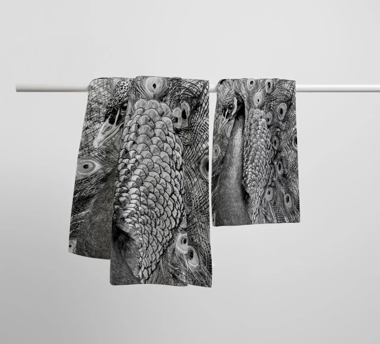 Peacock asciugamano da bagno da anderm