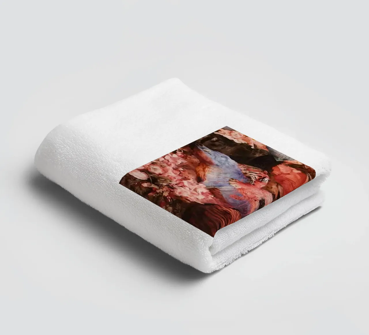 Guillermo Lorca Garcia Animals And Child asciugamano da bagno da The Poster UK